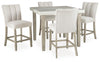 Larawyn - 5 Pc. - Counter Height Dining Table And 4 Barstools - Bisque