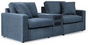 3 Pc. Sectional Loveseat With Audio System