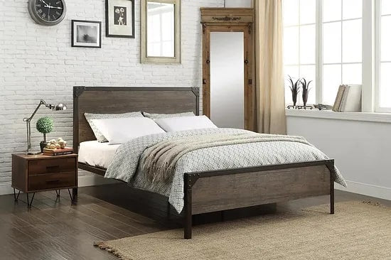 Aspen Wooden Platform Bed