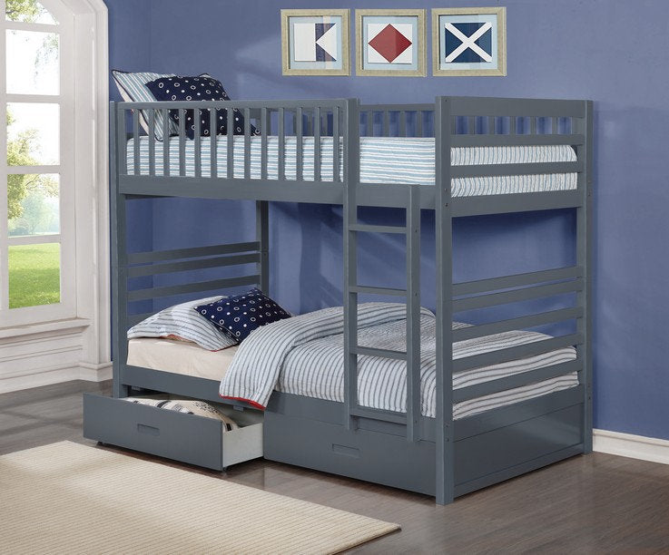 Arcadia Single over Single Bunk Bed - Solid Wood