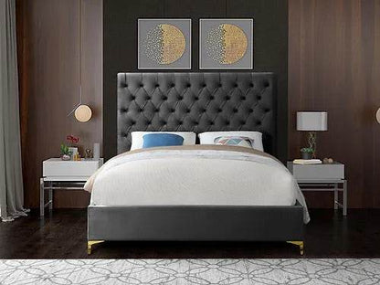 Sophia's Luxe Velvet Bed - Forward Furniture
