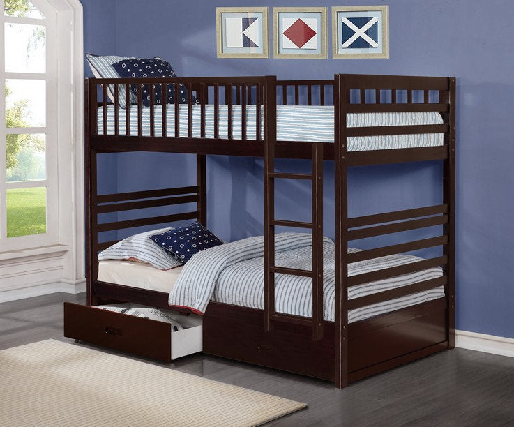 Arcadia Single over Single Bunk Bed - Solid Wood