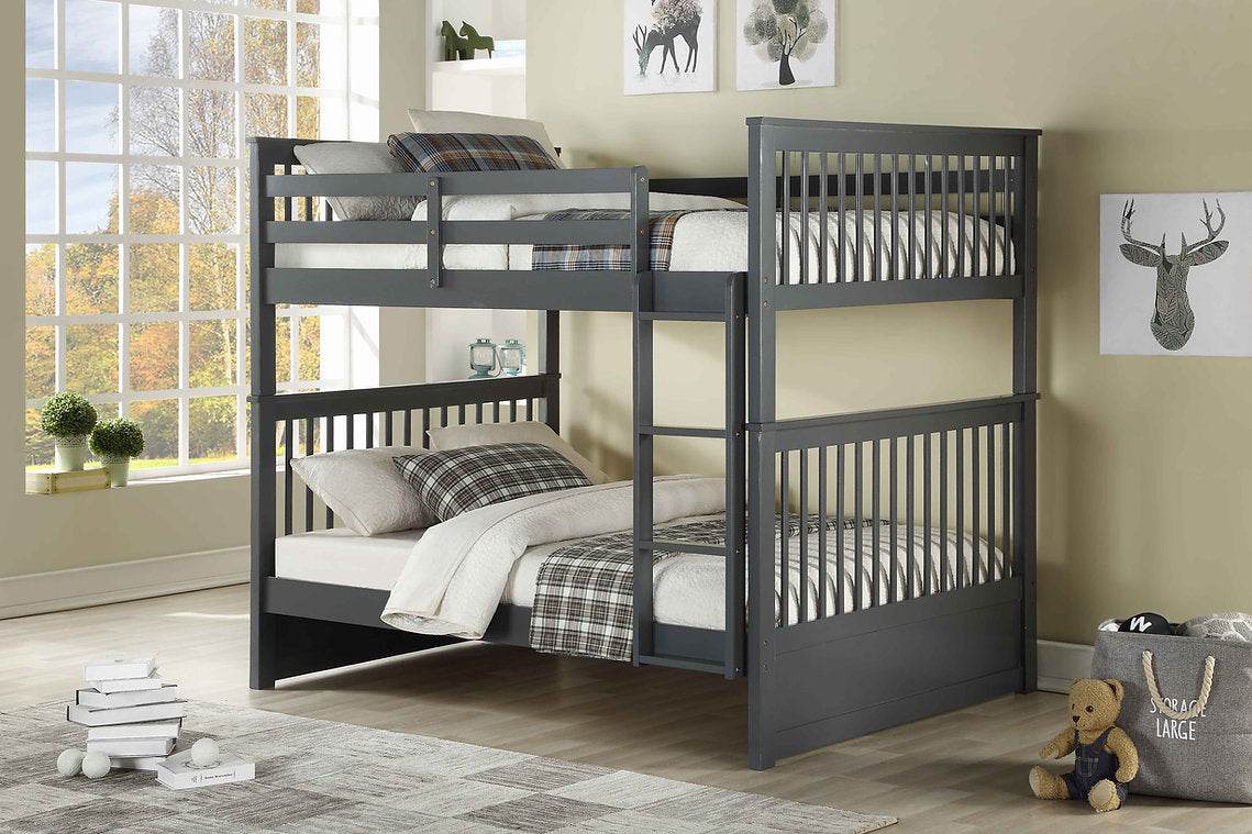 Enchanted Double over Double Bunk Bed - Solid Wood - Forward Furniture