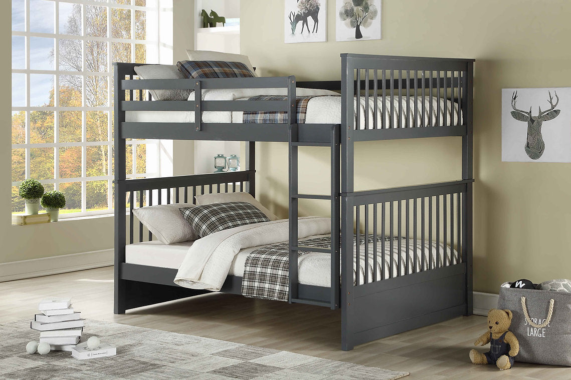 Enchanted Double over Double Bunk Bed - Solid Wood