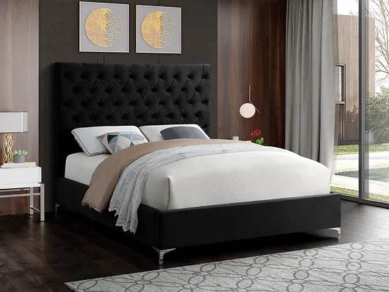 Sophia's Luxe Velvet Bed - Forward Furniture