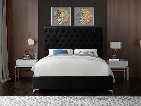 Sophia's Luxe Velvet Bed - Forward Furniture