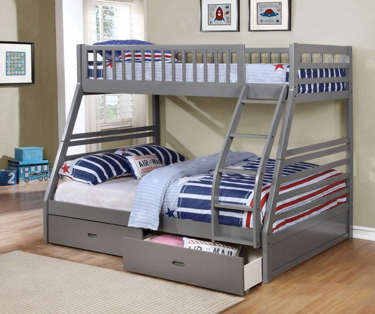 Erin Single over Double Bunk Bed - Solid Wood