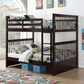 Enchanted Double over Double Bunk Bed - Solid Wood - Forward Furniture