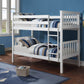 Harmony Grey Single over Single Bunk Bed - Solid Wood - Forward Furniture