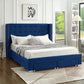 Mira Platform Wing Bed with Storage