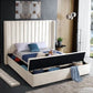 Selene Tufted Platform Bed with Storage