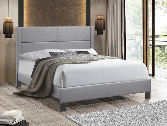 Solace PU Bed with Contrast Stitching - Forward Furniture