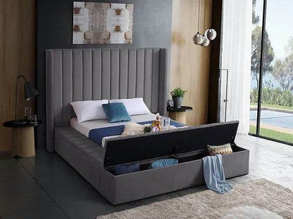 Selene Tufted Platform Bed with Storage - Forward Furniture
