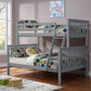Skyline Grey Single over Double Bunk Bed - Solid Wood - Forward Furniture