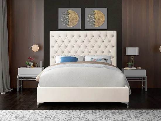 Sophia's Luxe Velvet Bed - Forward Furniture