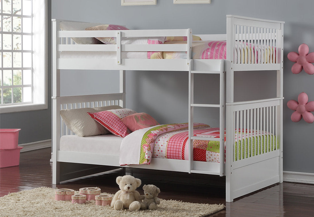 Enchanted Double over Double Bunk Bed - Solid Wood