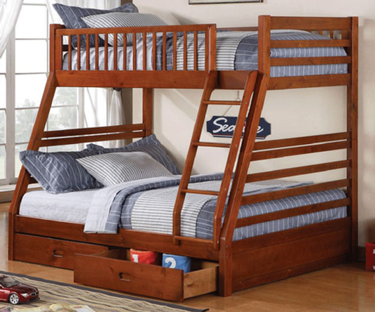 Erin Single over Double Bunk Bed - Solid Wood