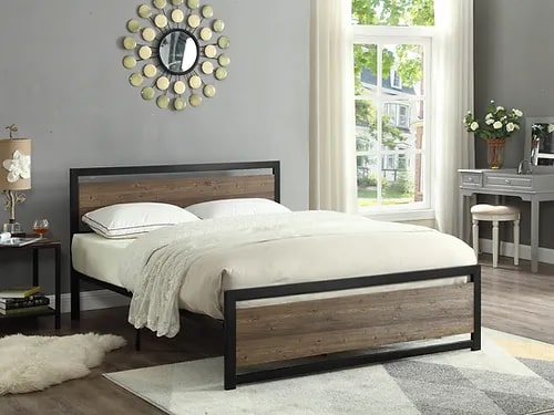 Amari Wooden Platform Bed