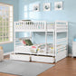 Zane Espresso Double over Double Bunk Bed with Storage Drawers and Solid Wood - Forward Furniture