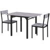Drop-Leaf Dining Table Set for 2 - Natural