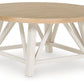 Fawndell - Antique White / Brown - Occasional Table Set (Set of 3)