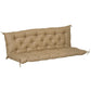 Porch Swing Cushion Garden Bench Cushion with Backrest, Non-Slip 3-Seater Soft Pad, 59.1" x 38.6", Khaki