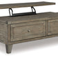 Chazney - Rustic Brown - Lift Top Cocktail Table