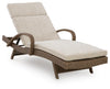 Laguna Heights - Chaise Lounge With Cushion - Beige