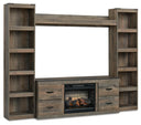 Faux Firebrick Fireplace Insert