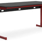 Lynxtyn - Red / Black - Home Office Desk