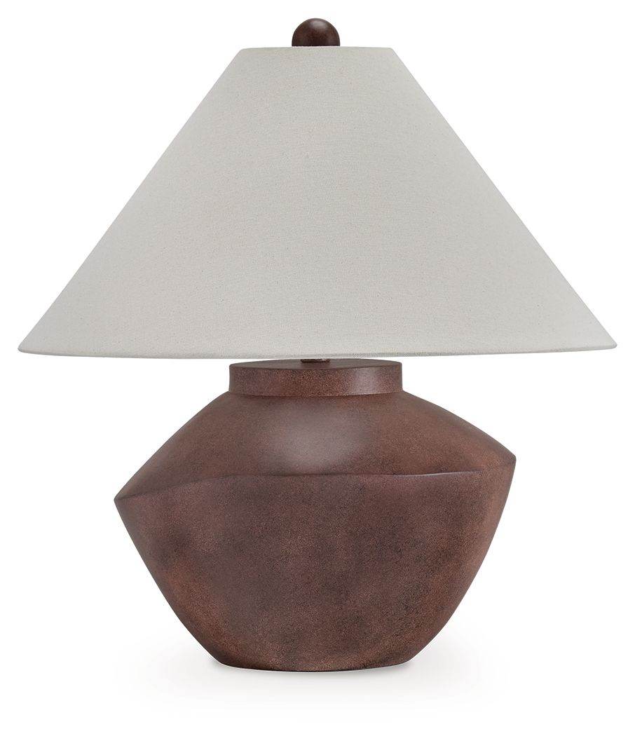 Honsworth - Antique Brown - Poly Table Lamp - Forward Furniture