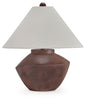 Honsworth - Poly Table Lamp - Antique Brown