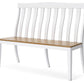 Ashbryn - White / Natural - Double Dining Chair