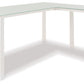 Baraga - White - L-desk