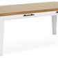 Ashbryn - White / Natural - Rectangular Dining Room Table