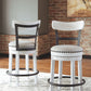 Valebeck - Full Back Swivel Stool