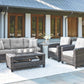 Cloverbrooke - Gray - Sofa, Chairs, Table Set (Set of 4)