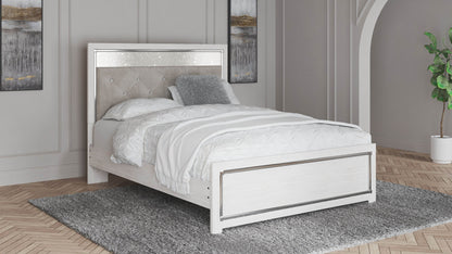 Altyra - White - Queen Panel Bed With Roll Slats - Forward Furniture