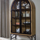 Gwenwich - Natural / Black - Accent Cabinet