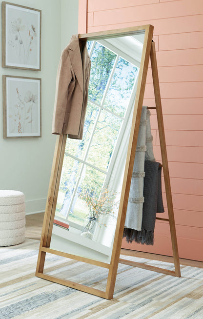 Devford - Brown - Floor Mirror - Forward Furniture