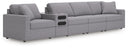 5 Pc. Sectional With Audio Console
