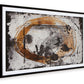 Clefting - Black / Caramel / Tan - Wall Art