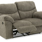 Alphons - Putty - Reclining Loveseat - Fabric