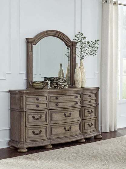 Ardenfield - Light Brown - Dresser And Mirror - Forward Furniture
