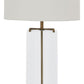 Gizeh - Glass Table Lamp - Clear / Gold Finish