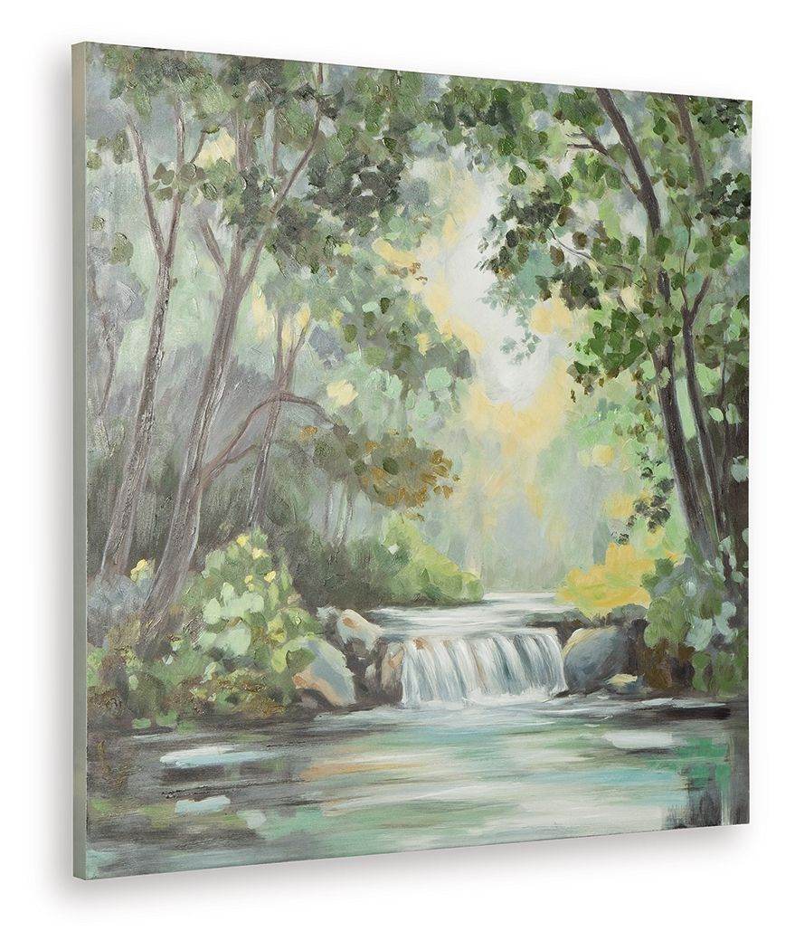 Evermaddick - Green / Gray / White - Wall Art - Forward Furniture