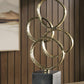 Wellcott - Sculpture - Gold Finish / Black