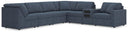 7 Pc. Sectional With Audio Console