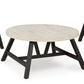 Fladona - Black / White - Occasional Table Set (Set of 3)