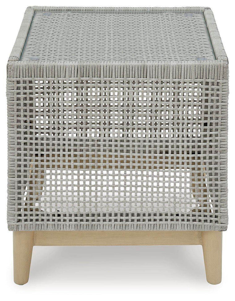 Seton Creek - Gray - Square End Table - Forward Furniture